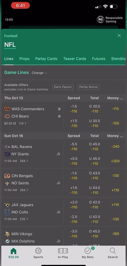 Casino interface screenshot 3